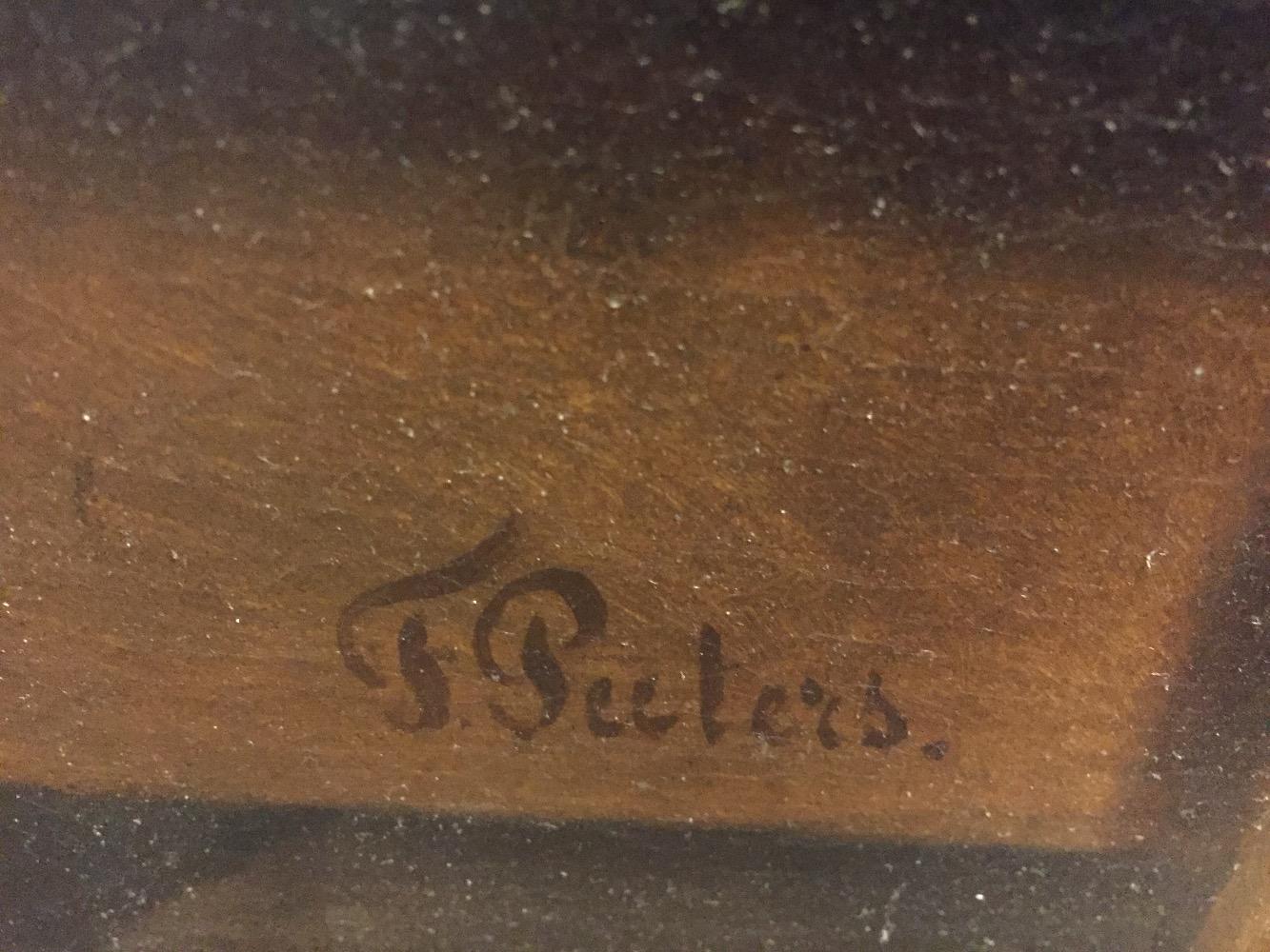 Teaching the artist (oil on canvas)