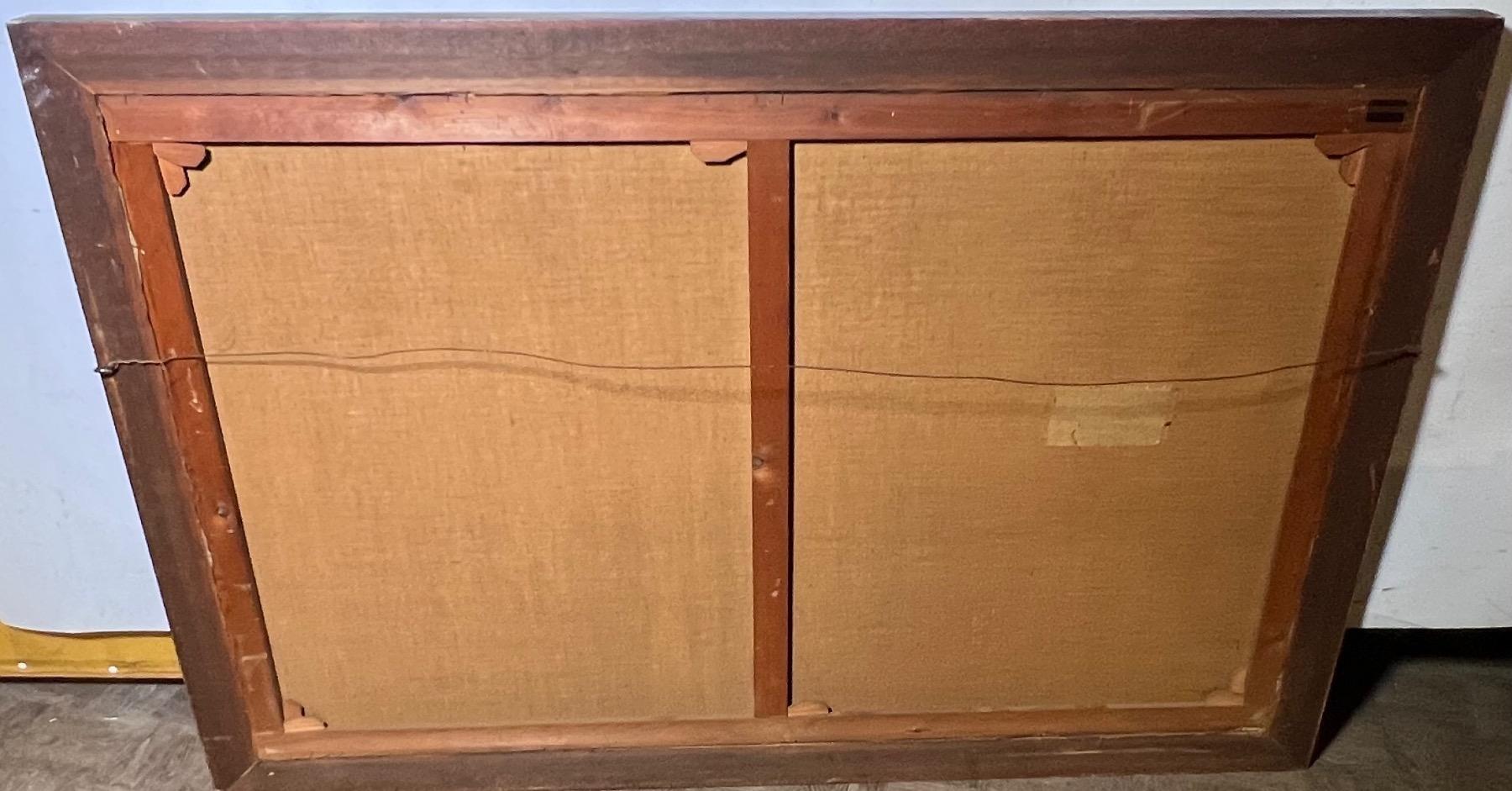 Boats at night ( oil on canvas)