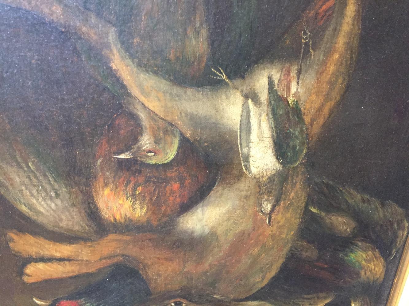 Stillife with game  ( oil on canvas)