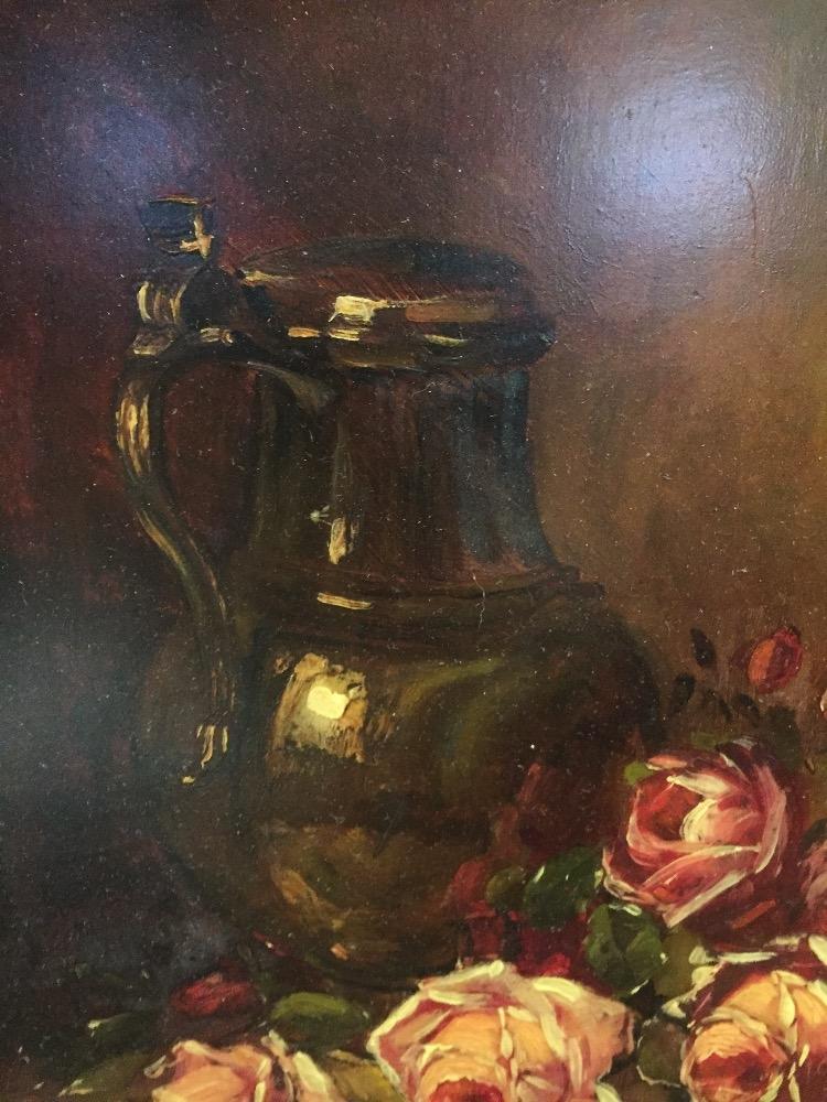 Stillife with red roses