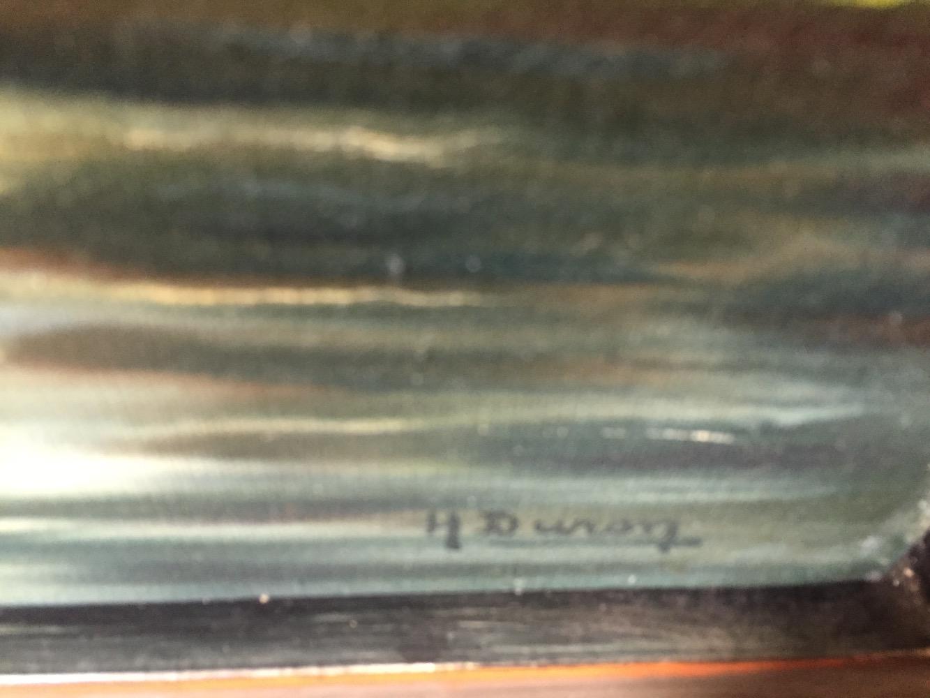 Riverlandscape in the summertime ( oil on canvas)