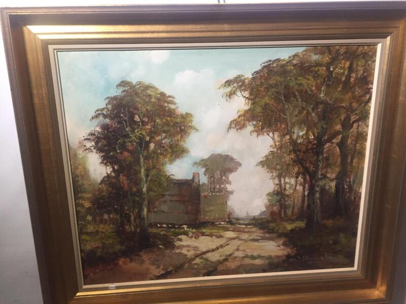 The way to the village ( oil on canvas)