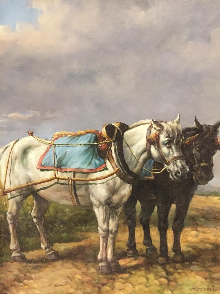 Resting horses