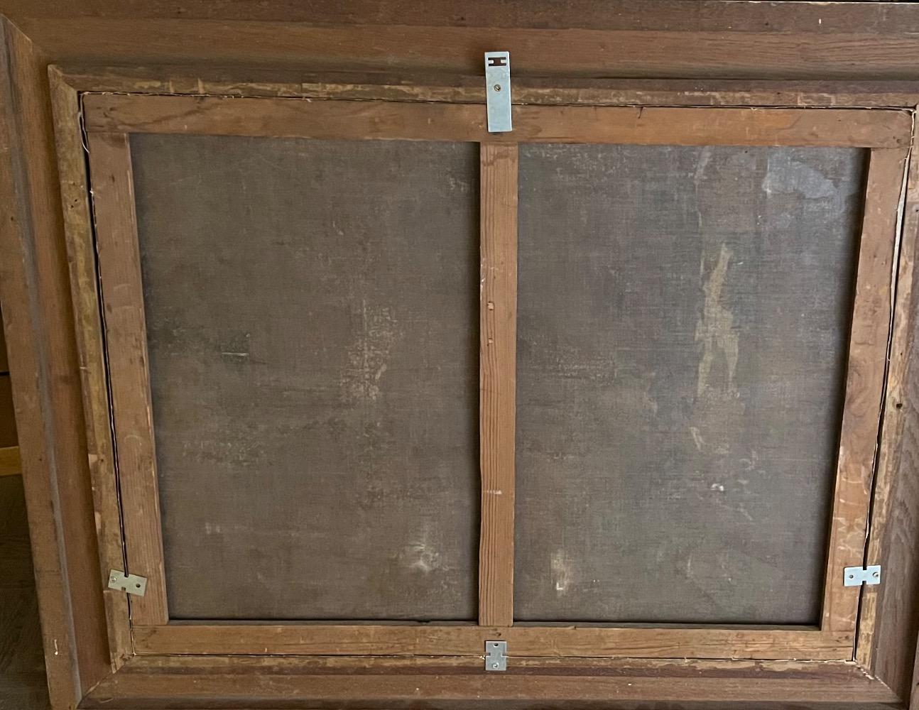 Interior in Flanders ( oil on canvas)