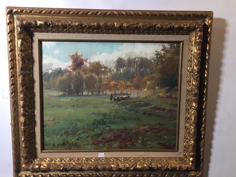 The Farmer with his cows 