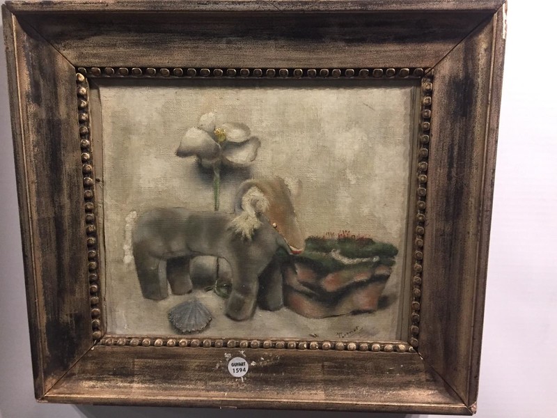 Stillife with Shells and a puppet