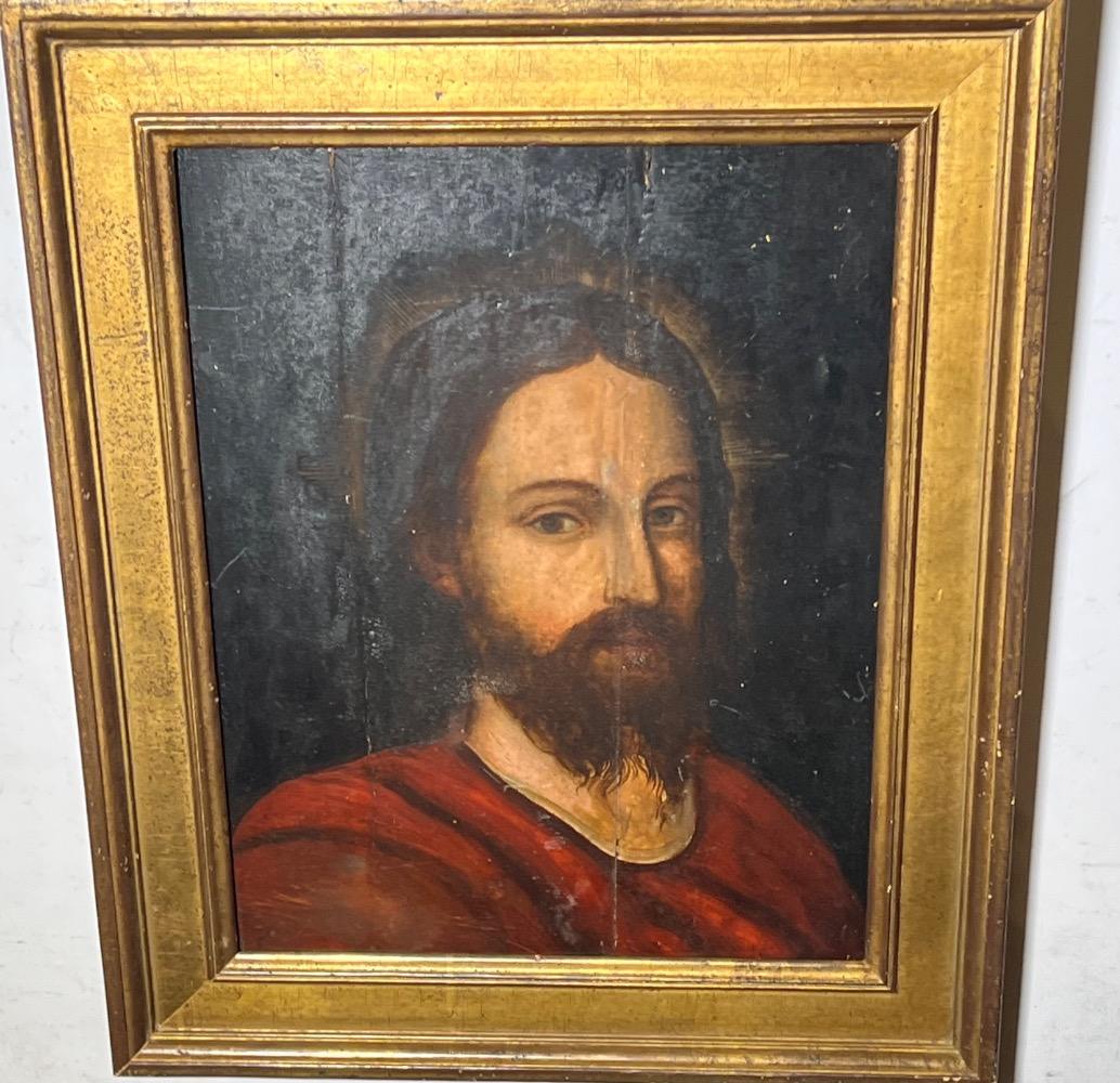 Jesus ( oil on panel )