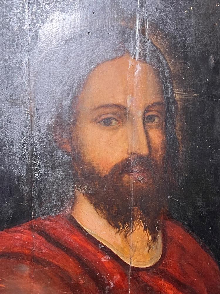 Jesus ( oil on panel )