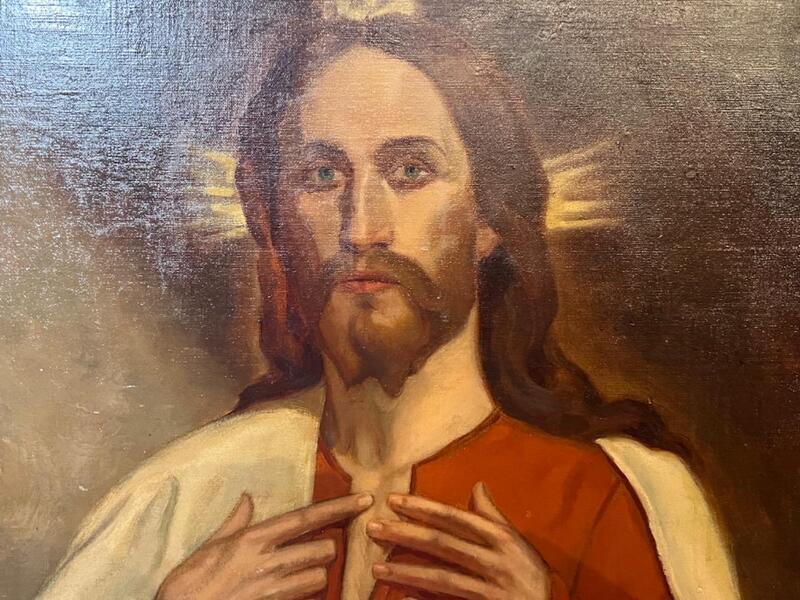 Jesus ( oil on canvas )