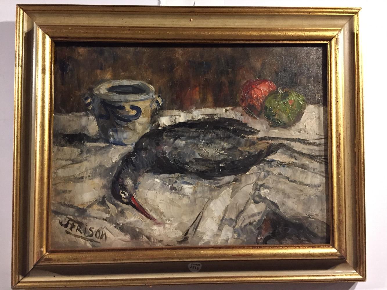 Stillife with bird