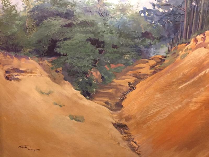 Landscape in Kluisberg ( oil on canvas )