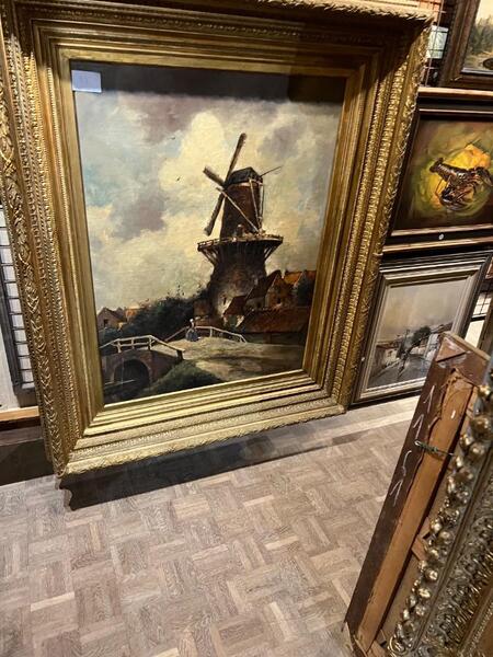 Landscape with windmill