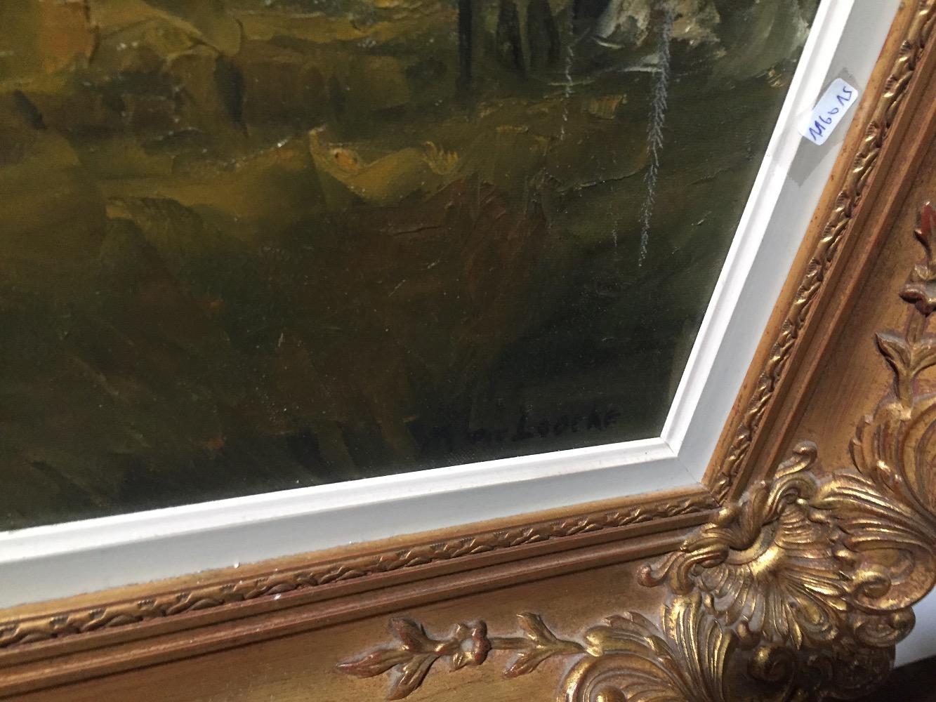 Daily Life at the farm ( oil on canvas)