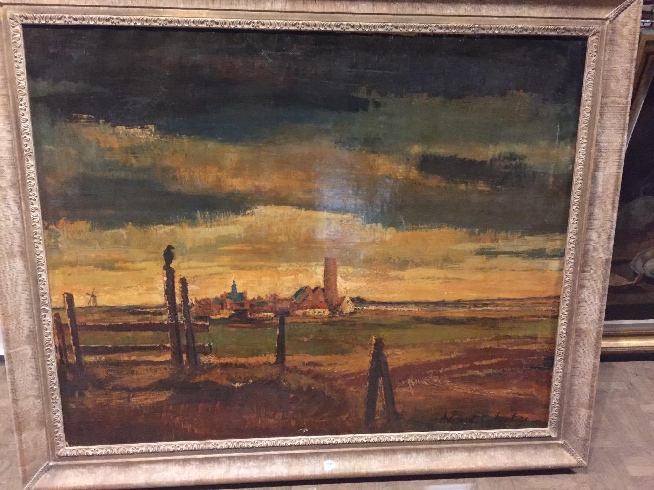 Panoramic view of Damme