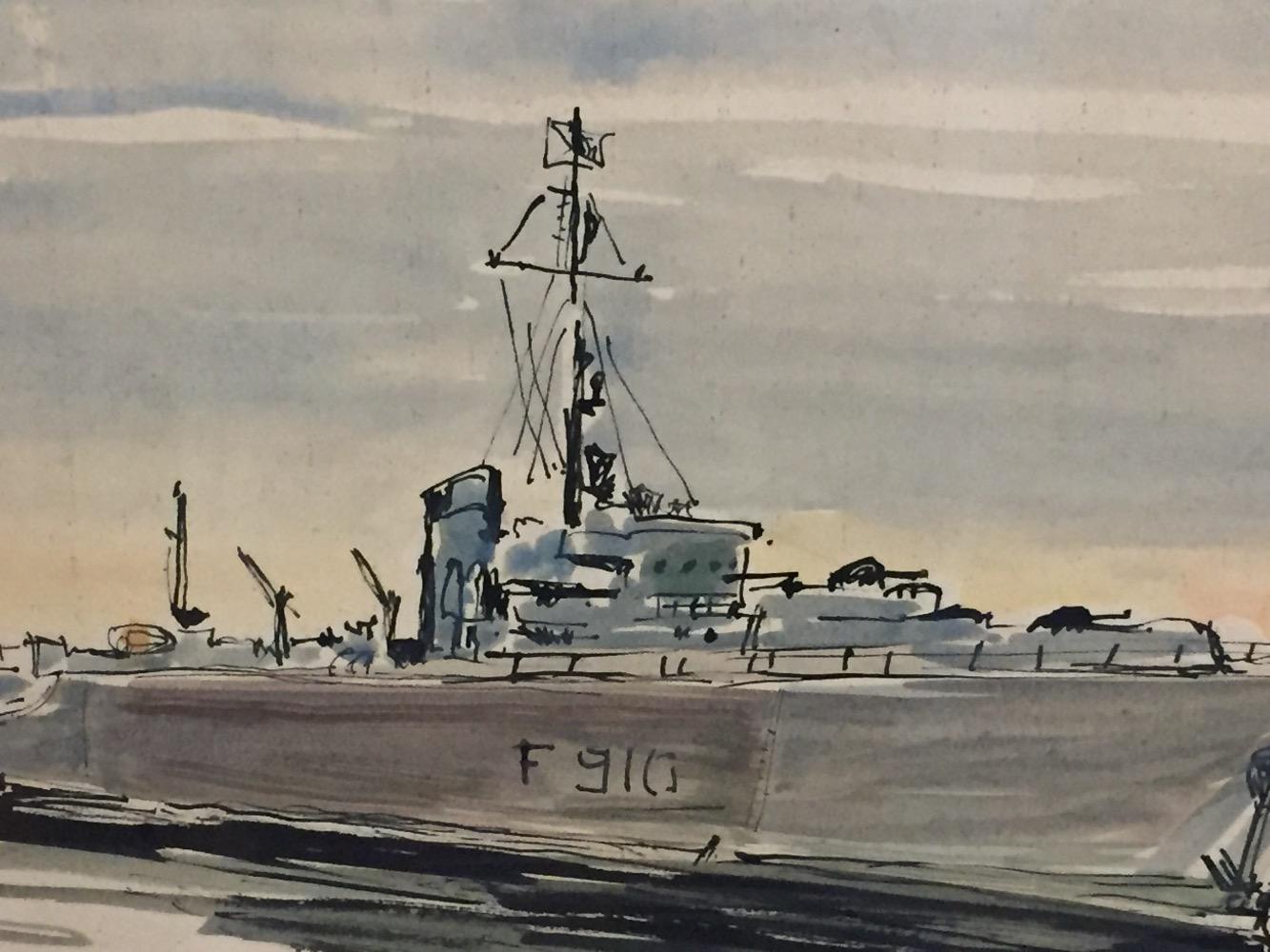 The Victor Billiet Fregat of the Belgian navy