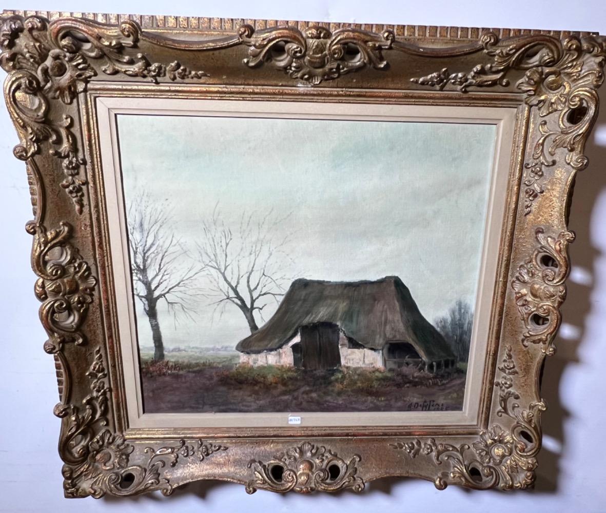 The farm ( oil on canvas )
