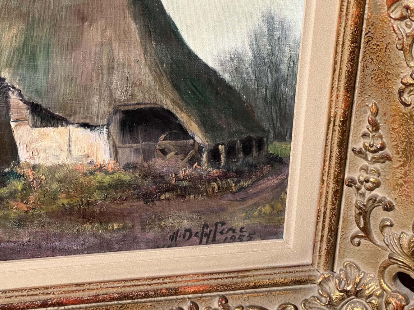 The farm ( oil on canvas )