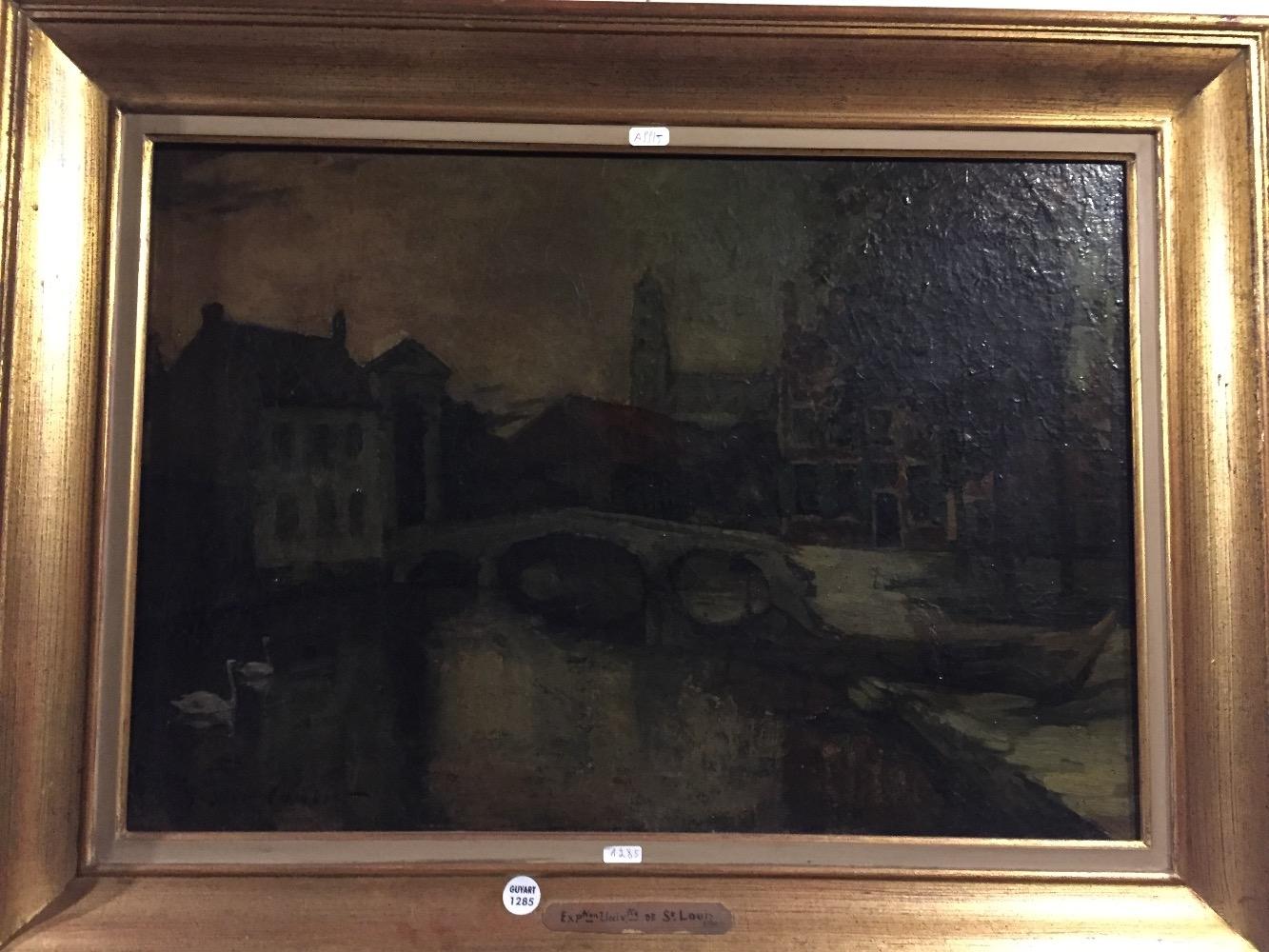 The lake of love in Bruges