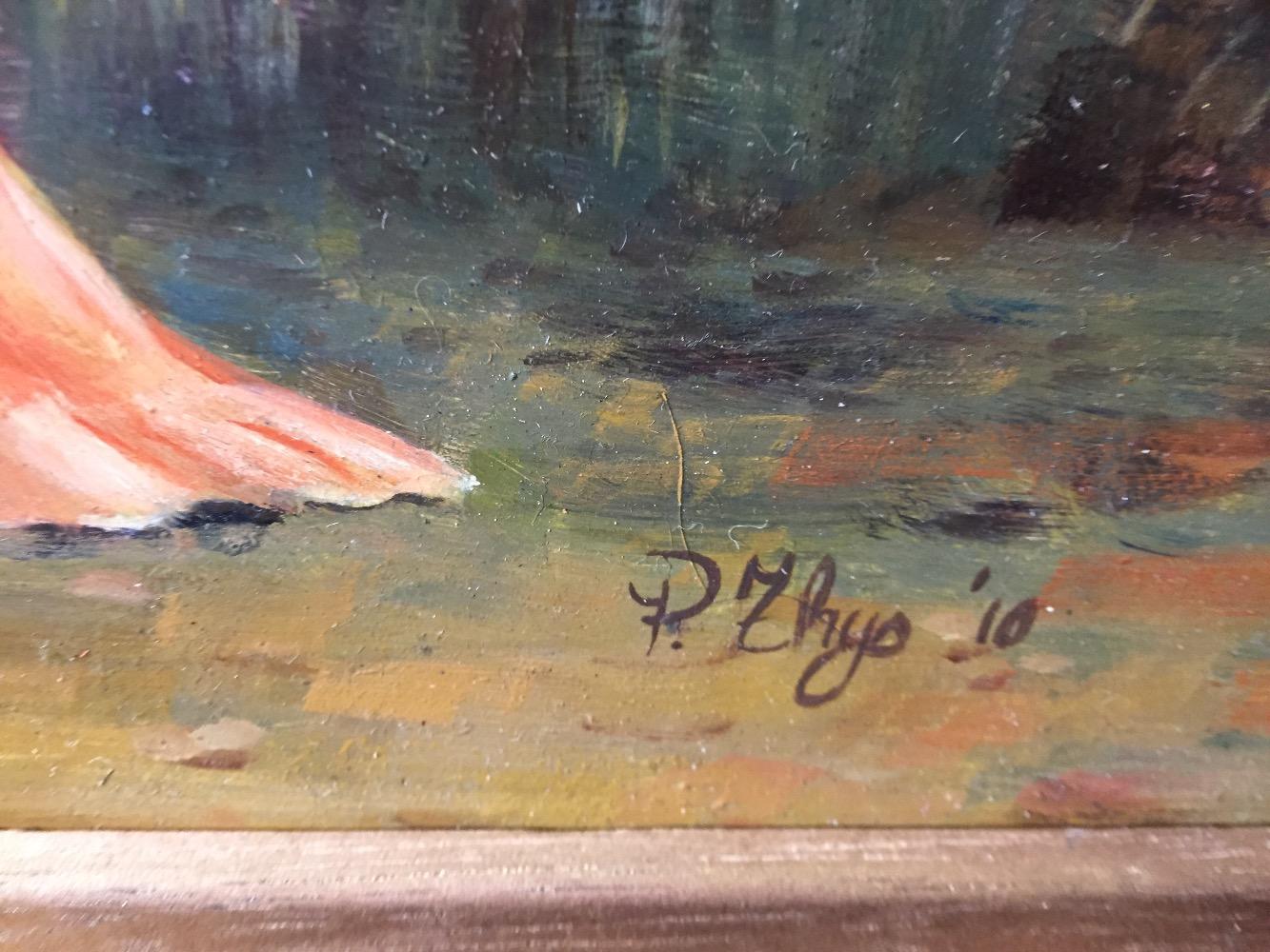 Forbidden romance ( oil on panel )