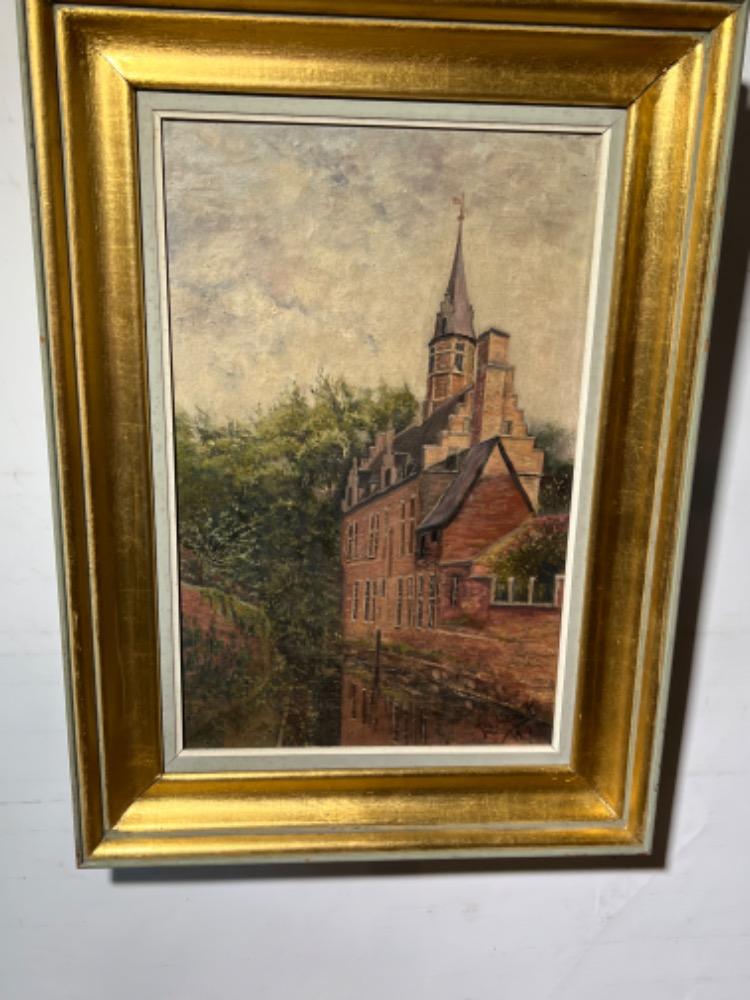 The castle ( oil on canvas )