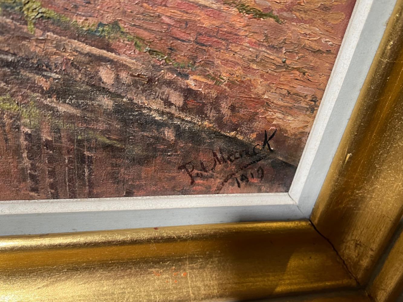 The castle ( oil on canvas )