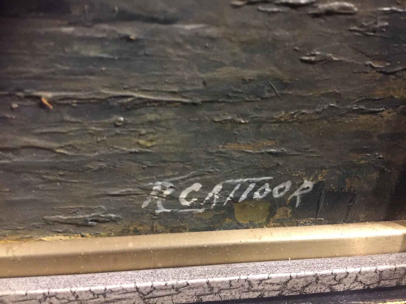 Boats in the harbour of Antwerp