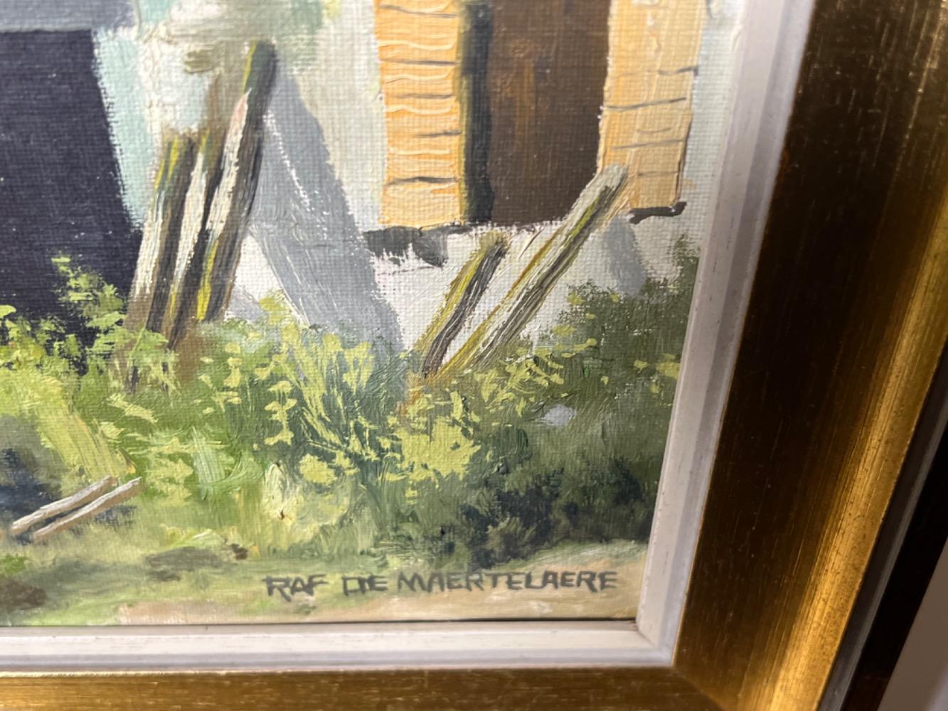 The farm ( oil on canvas )