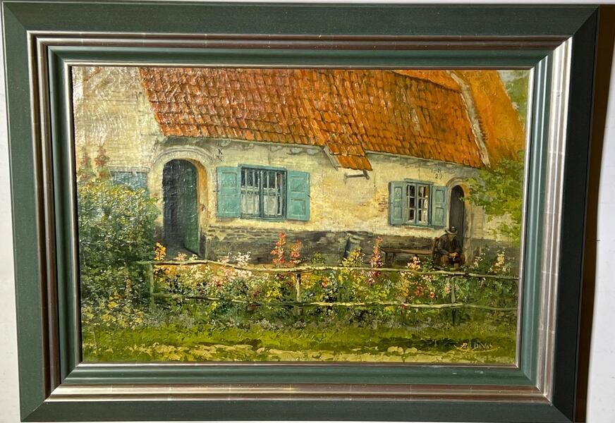 Relaxing in the summertime ( oil on canvas )