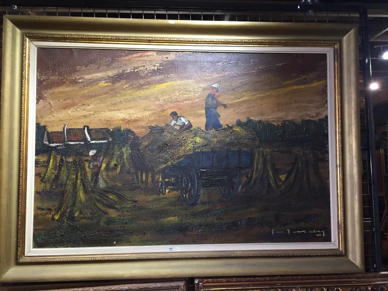 The harvest ( oil on canvas )