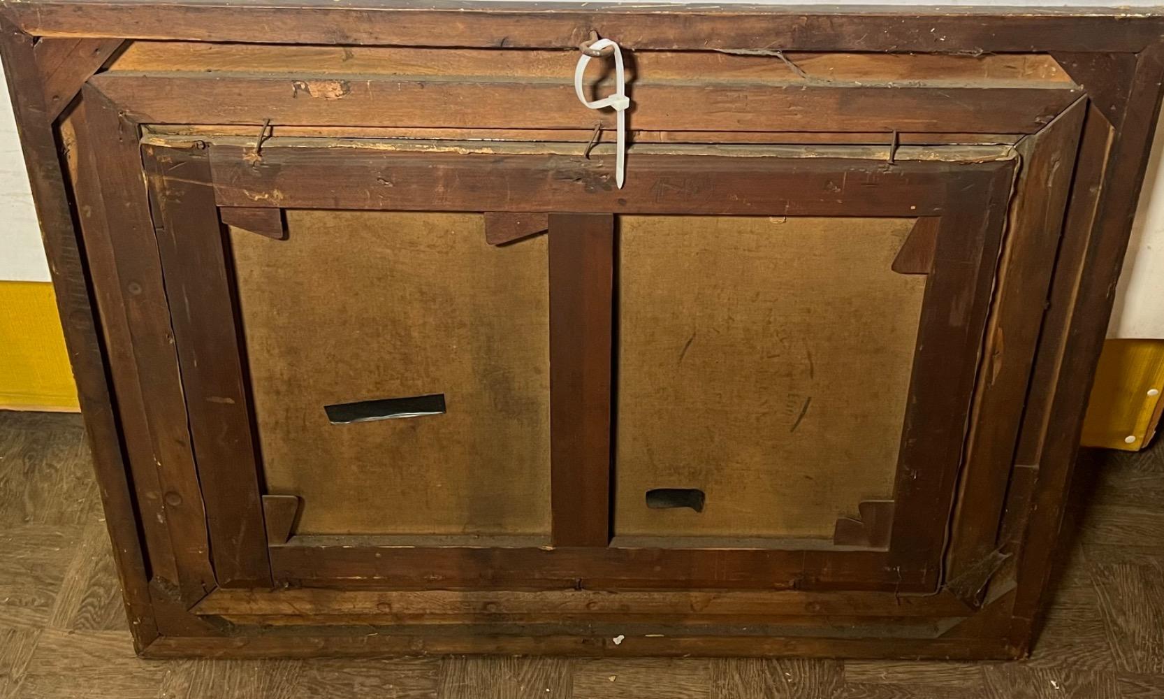 Stillife with a fish ( oil on canvas )