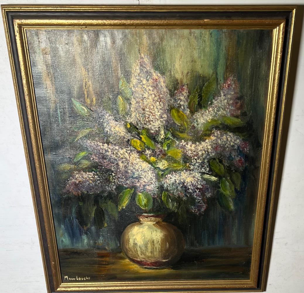Stillife with flowers ( oil on canvas )