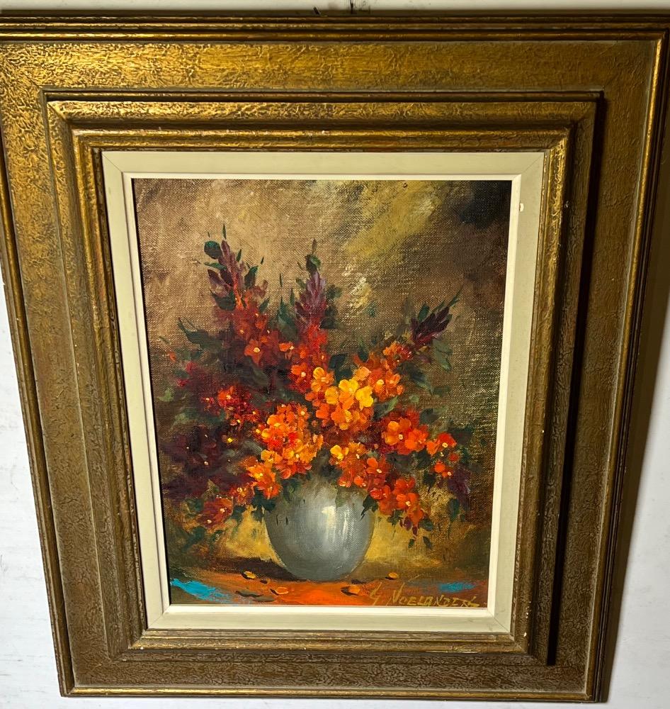 Stillife with flowers ( oil on canvas)