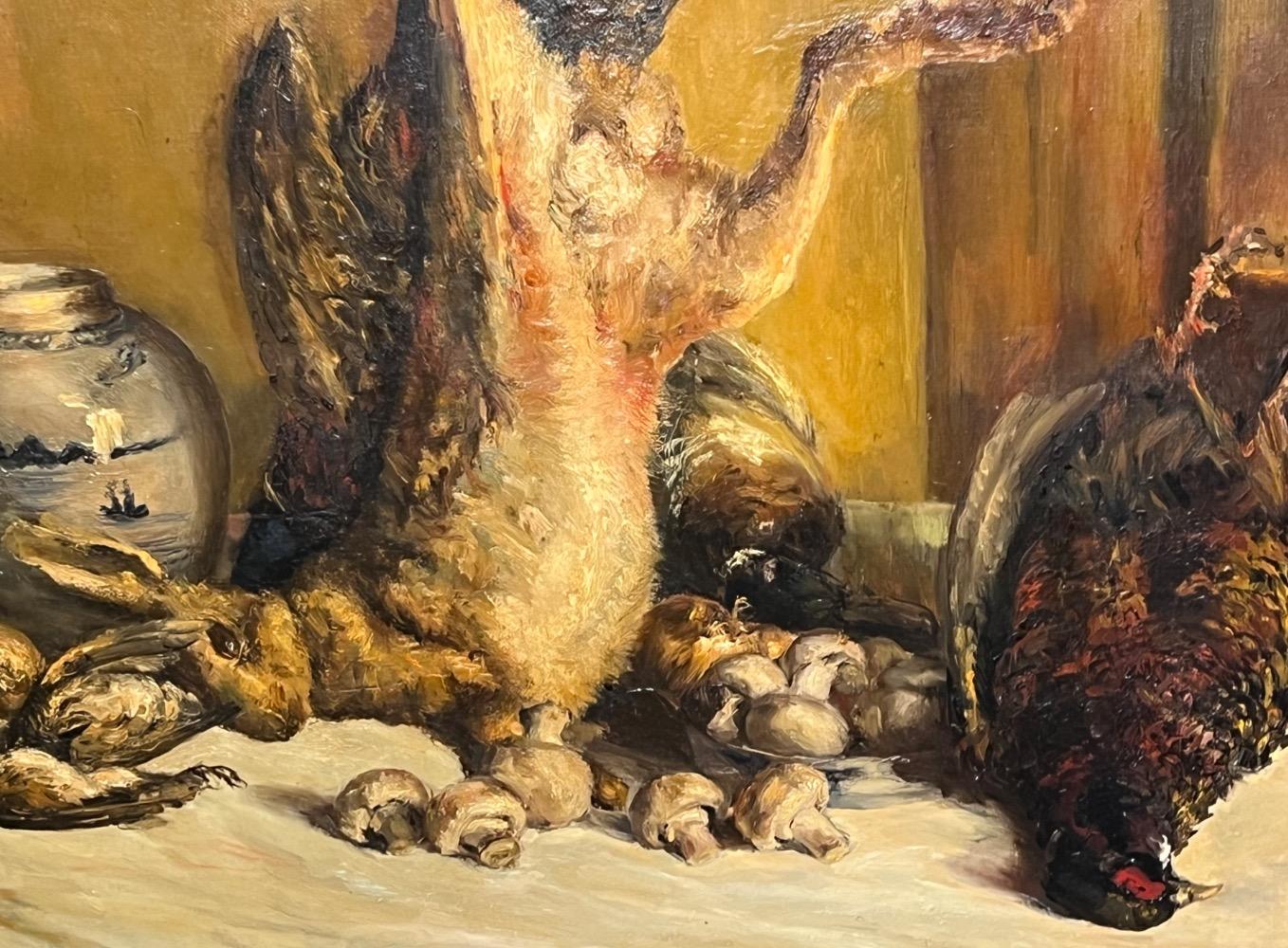 Stillife with game ( oil on canvas)