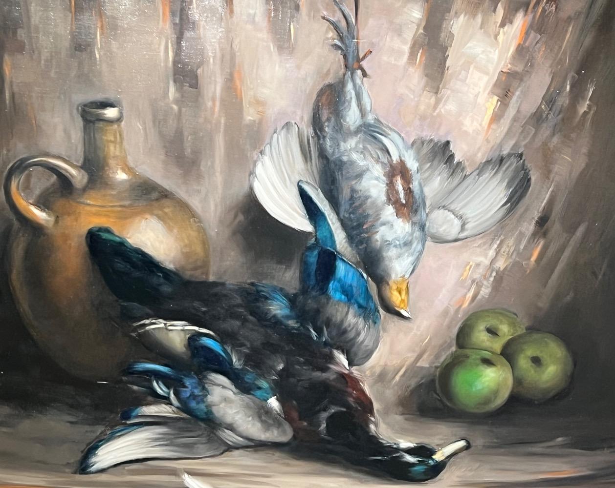Stillife with game ( oil on canvas)