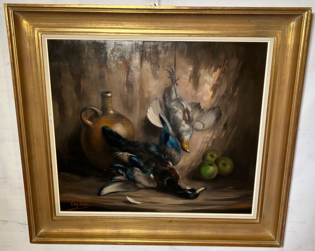 Stillife with game ( oil on canvas)