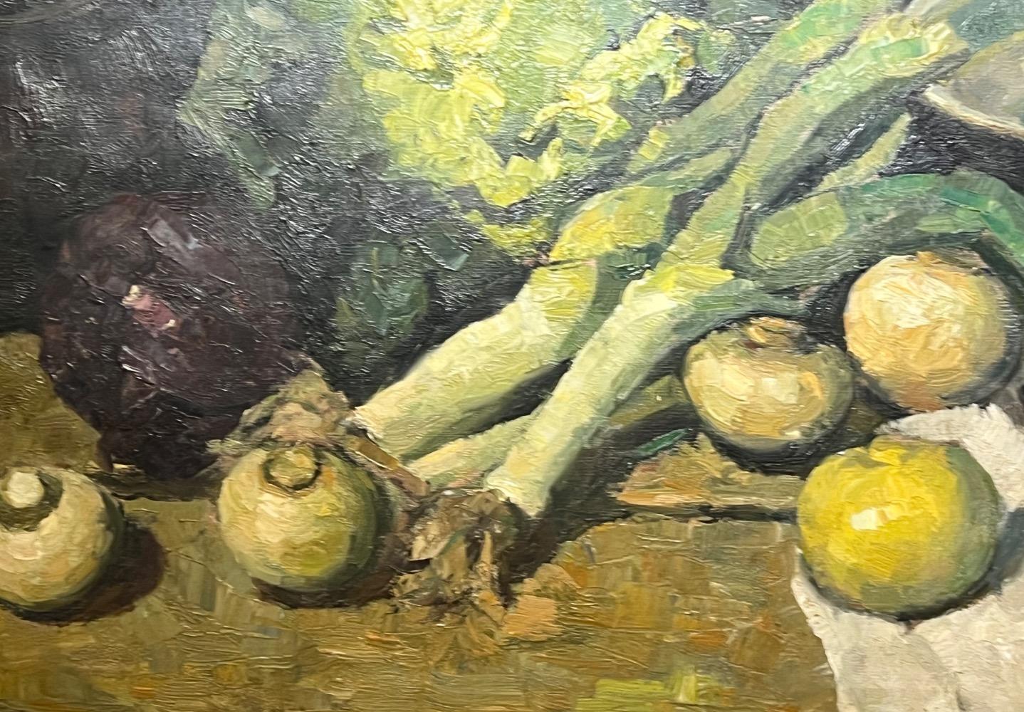 Stillife with game and vegetables (oil on canvas )
