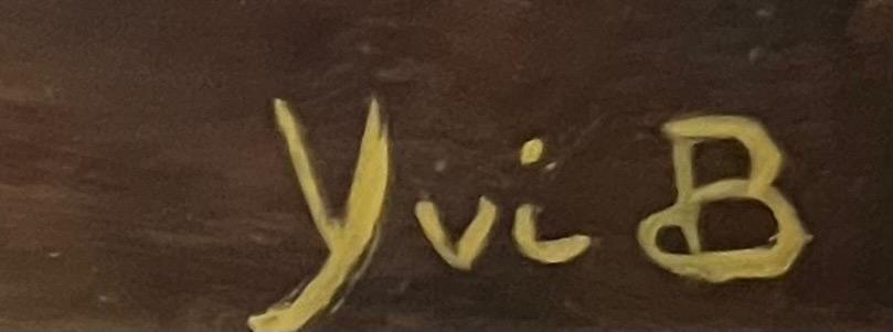 Stillife with jewels and a vase (oil on panel )