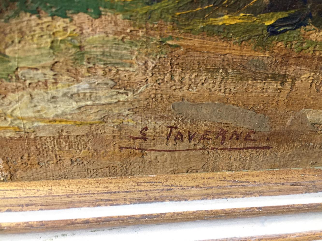 Daily Life at the farm ( oil on canvas)