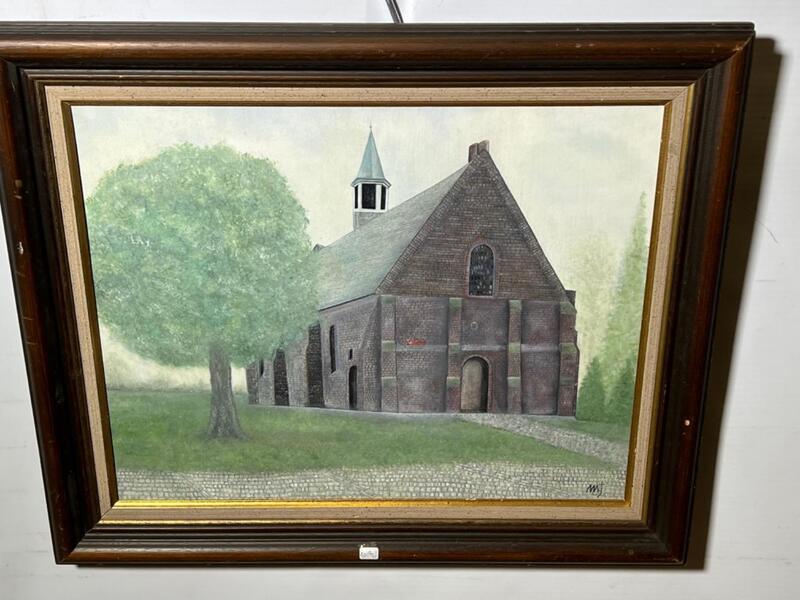 The chapel ( oil on canvas )