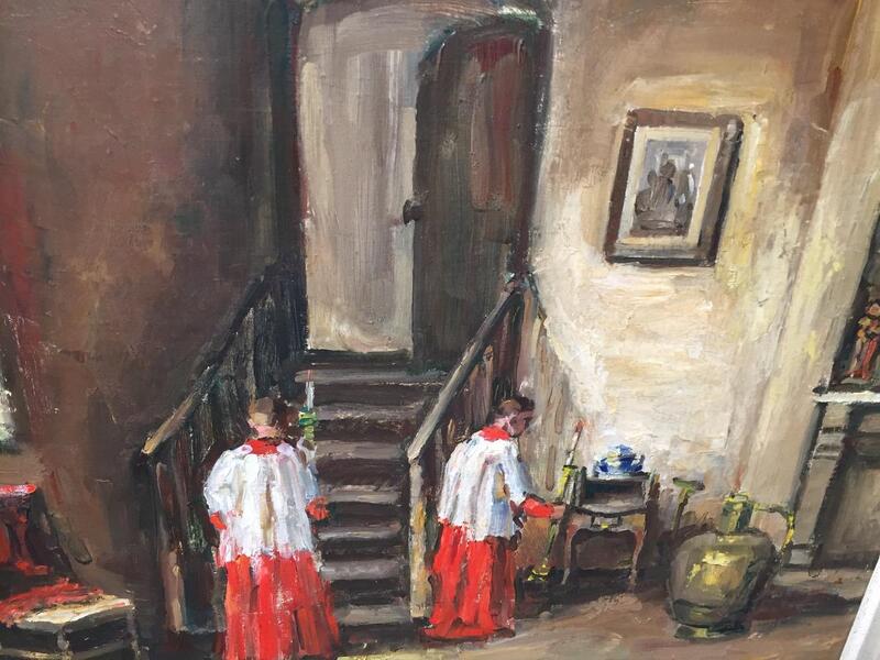 The choirboys ( oil on canvas)