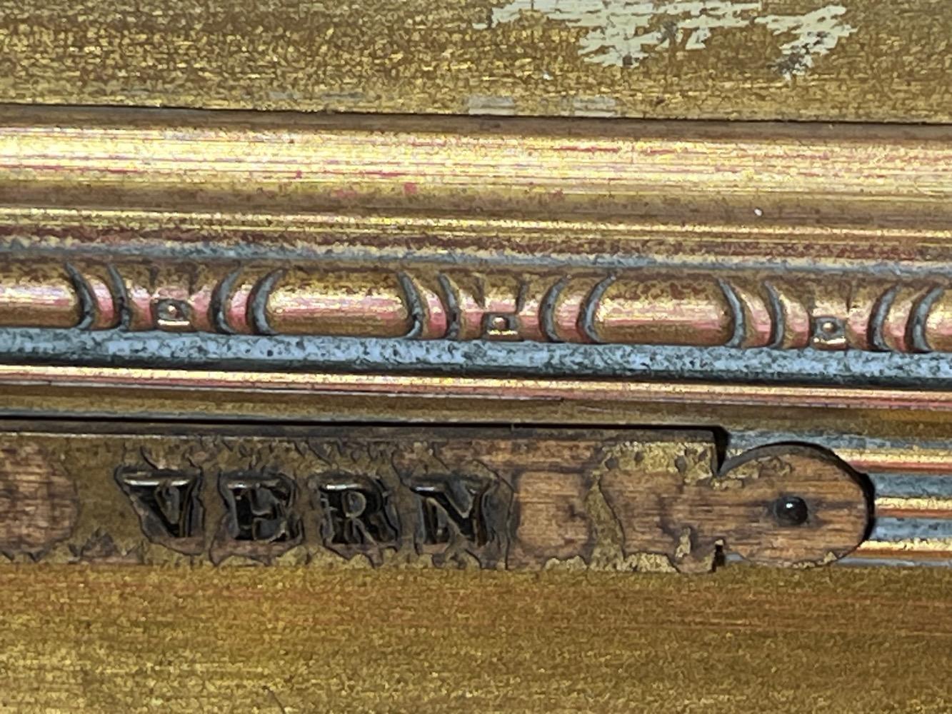 The daily life in the harbor ( oil on panel)