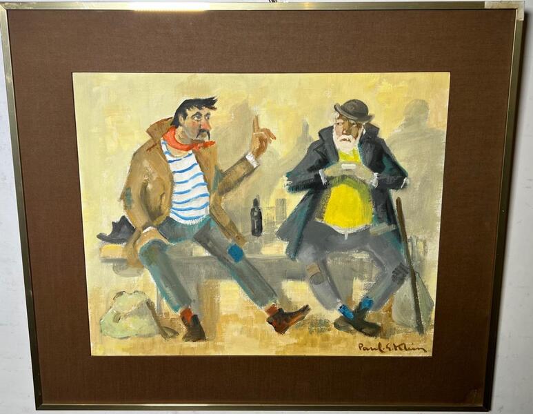 The drunken philosophers ( oil on canvas)