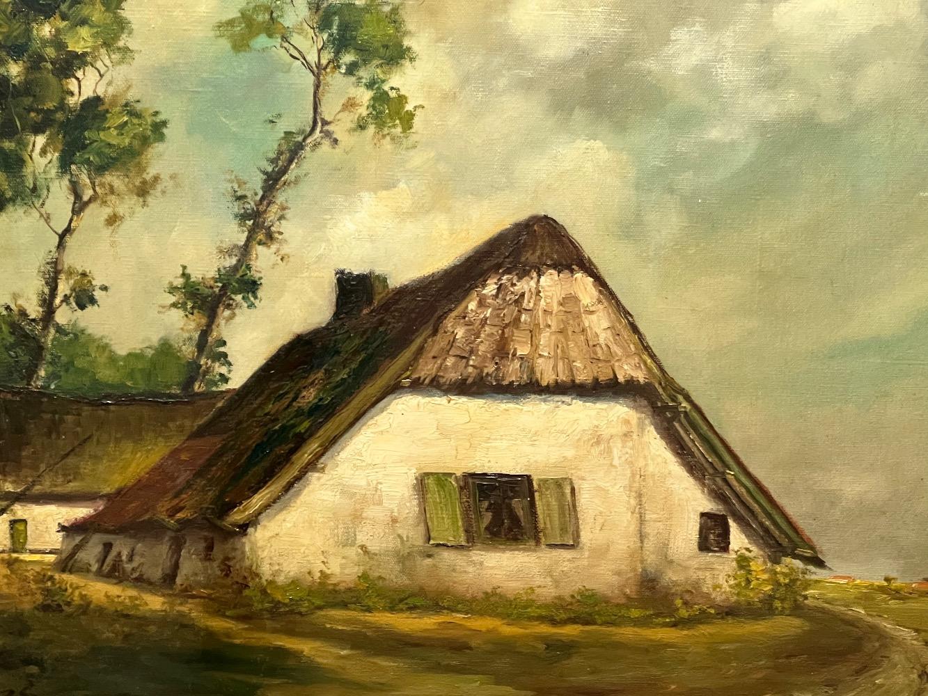 The farm ( oil on canvas )