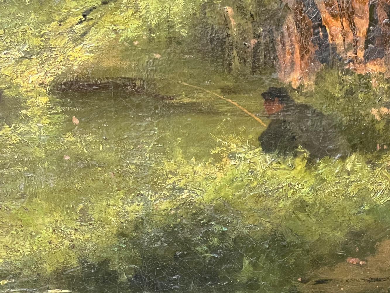 The happy fisherman ( oil on canvas)