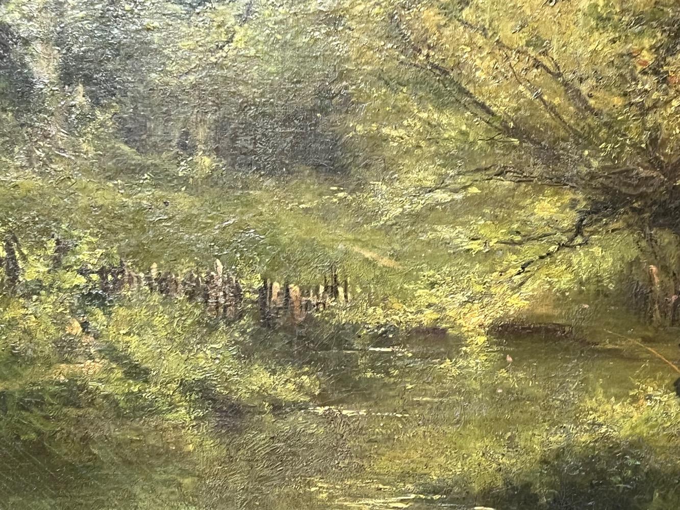 The happy fisherman ( oil on canvas)