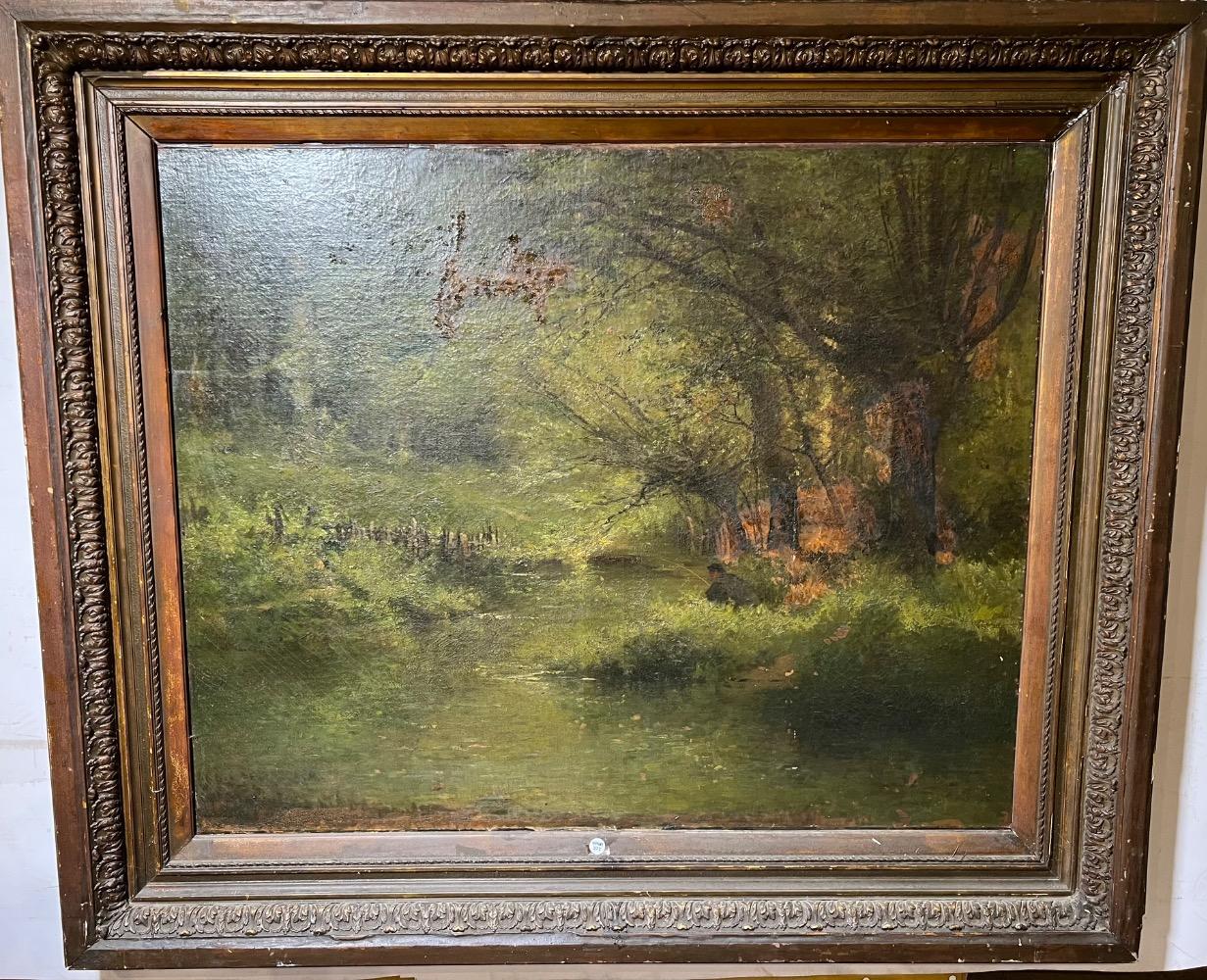 The happy fisherman ( oil on canvas)