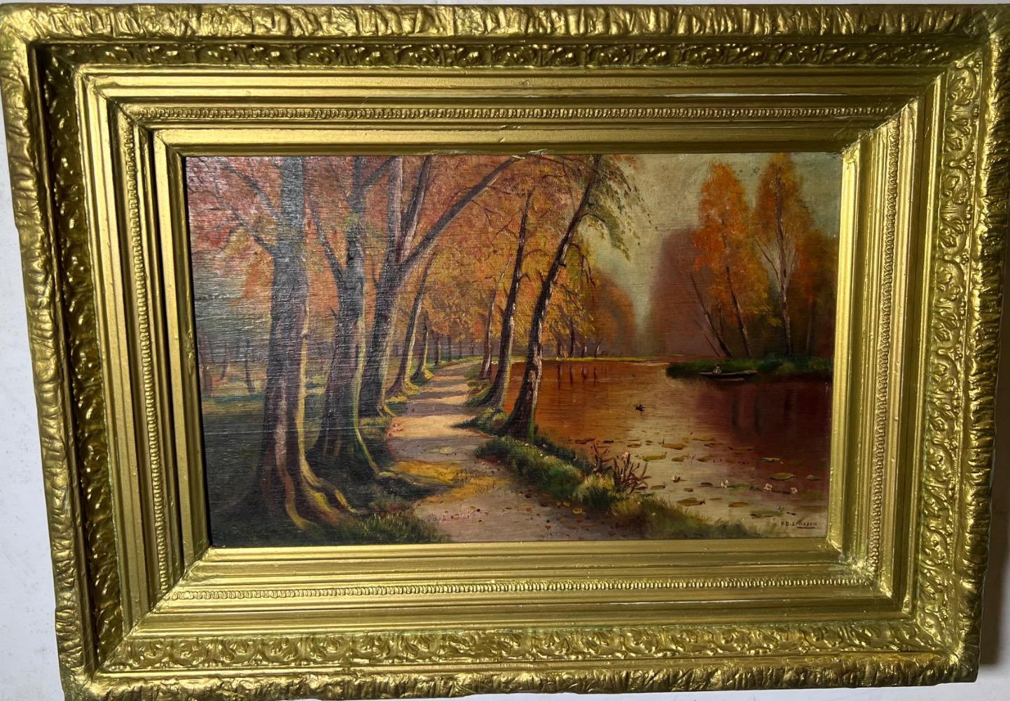 The happy fisherman ( oil on panel)