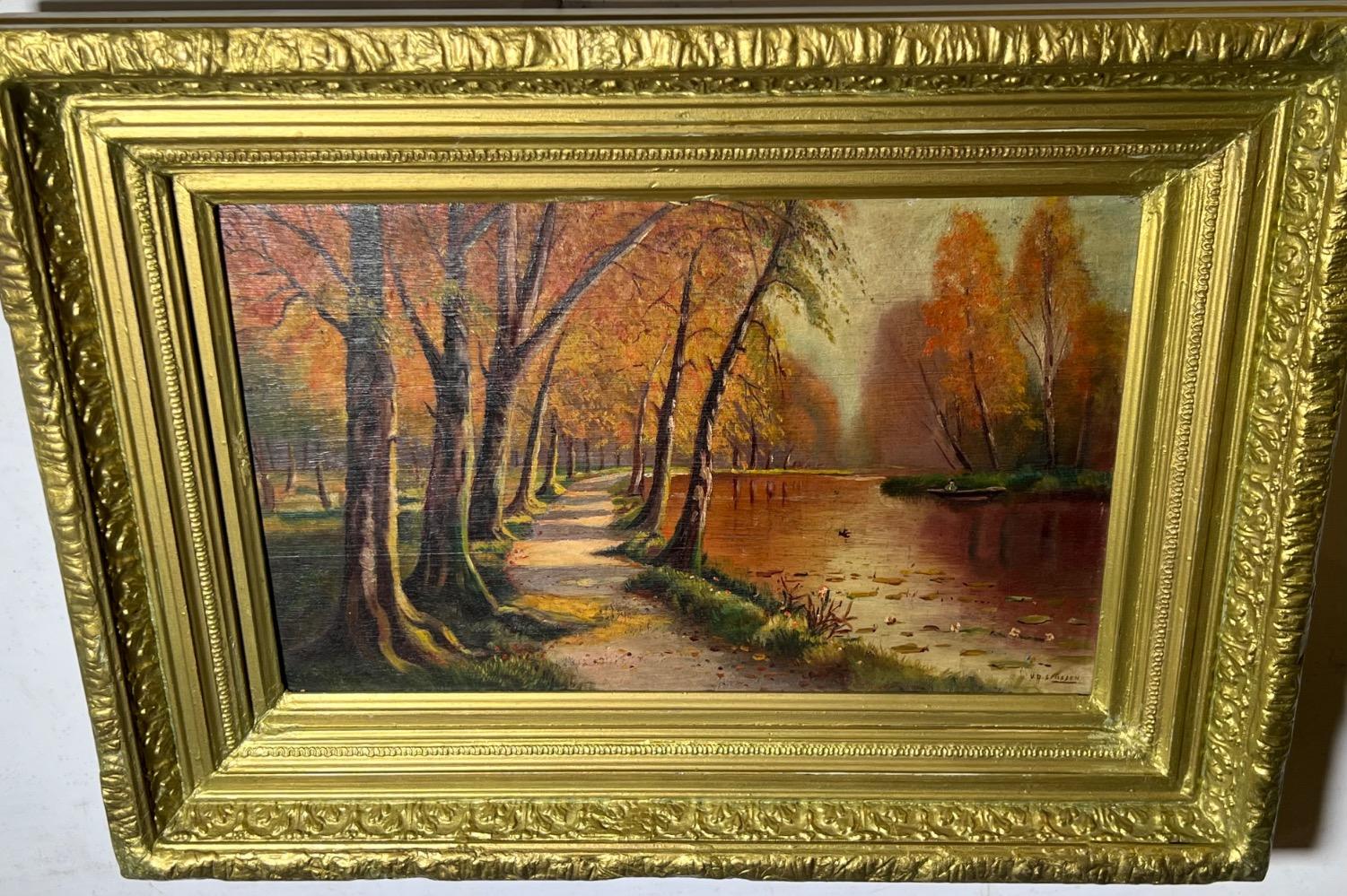 The happy fisherman ( oil on panel)