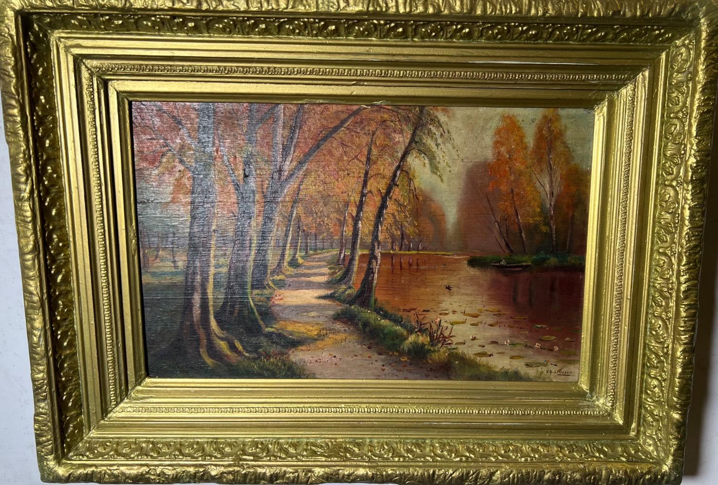 The happy fisherman ( oil on panel)