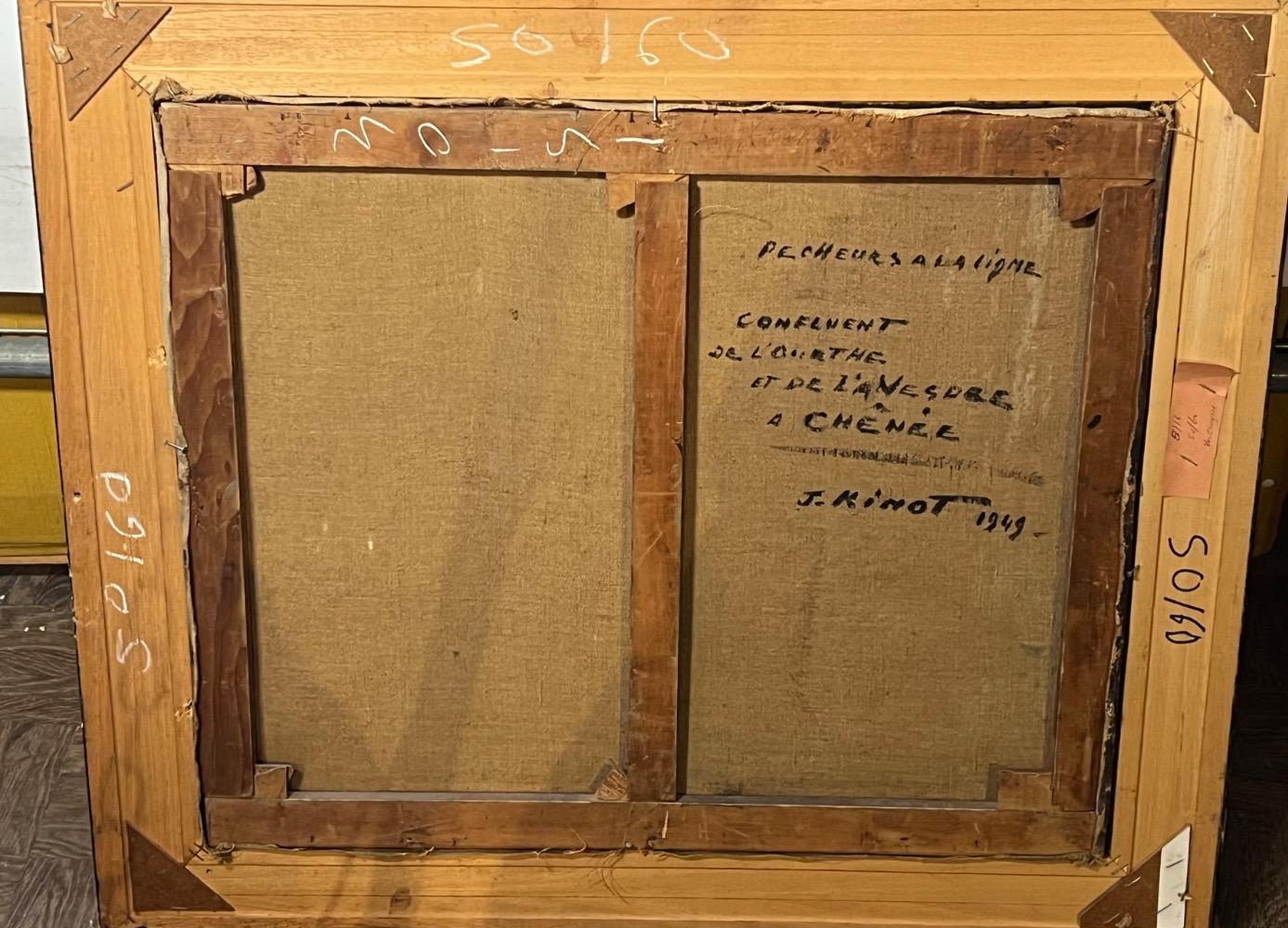 The happy fishermen ( oil on canvas )